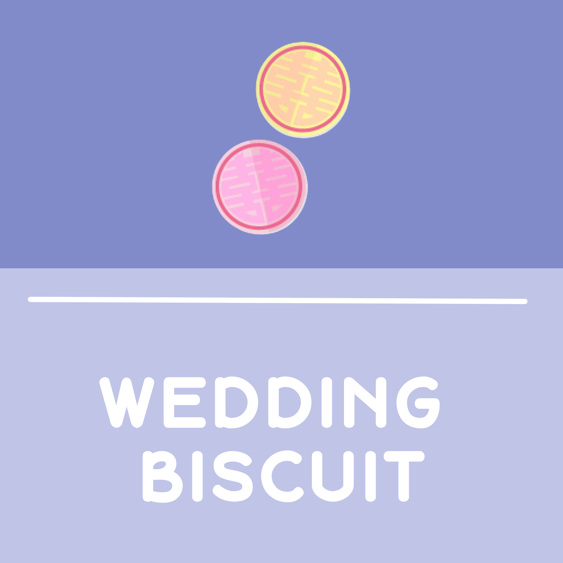 wedding biscuit